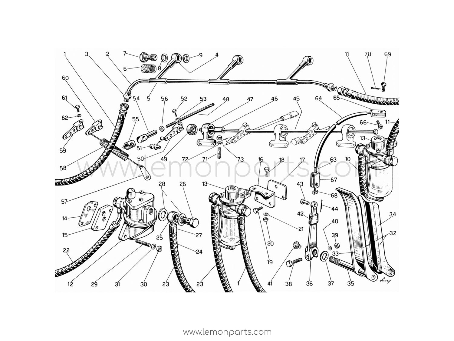 330 GT 2+2 - 008 - Feeding and controls