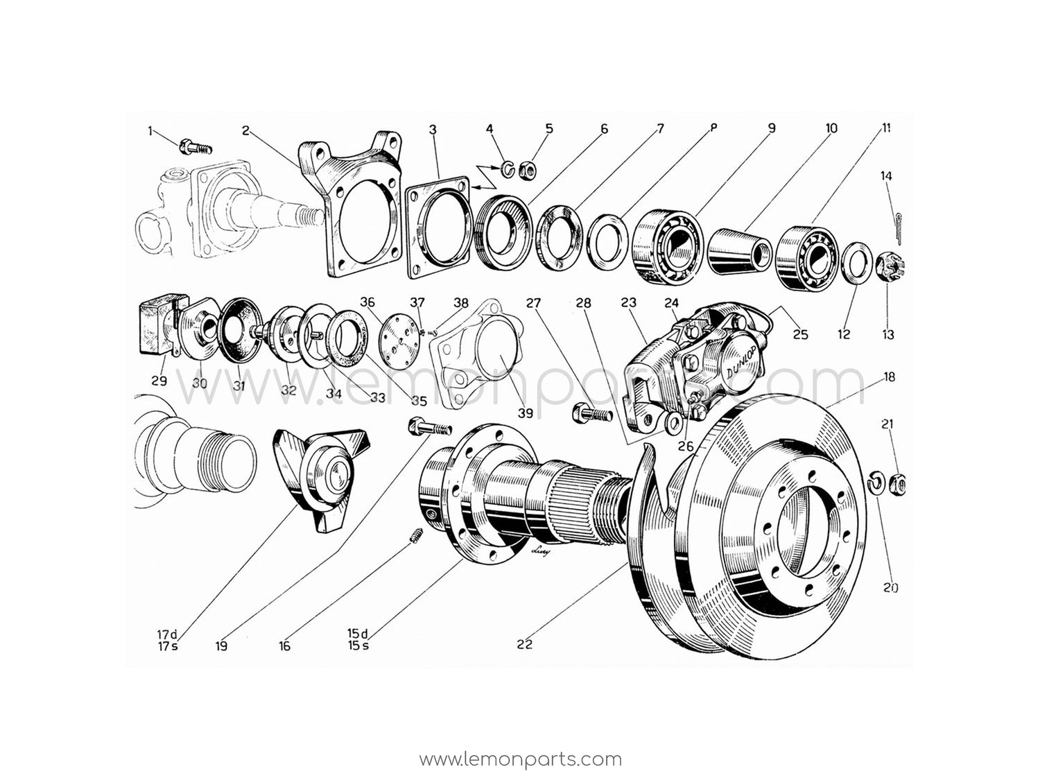 330 GT 2+2 - 033 - Front brakes and hubs