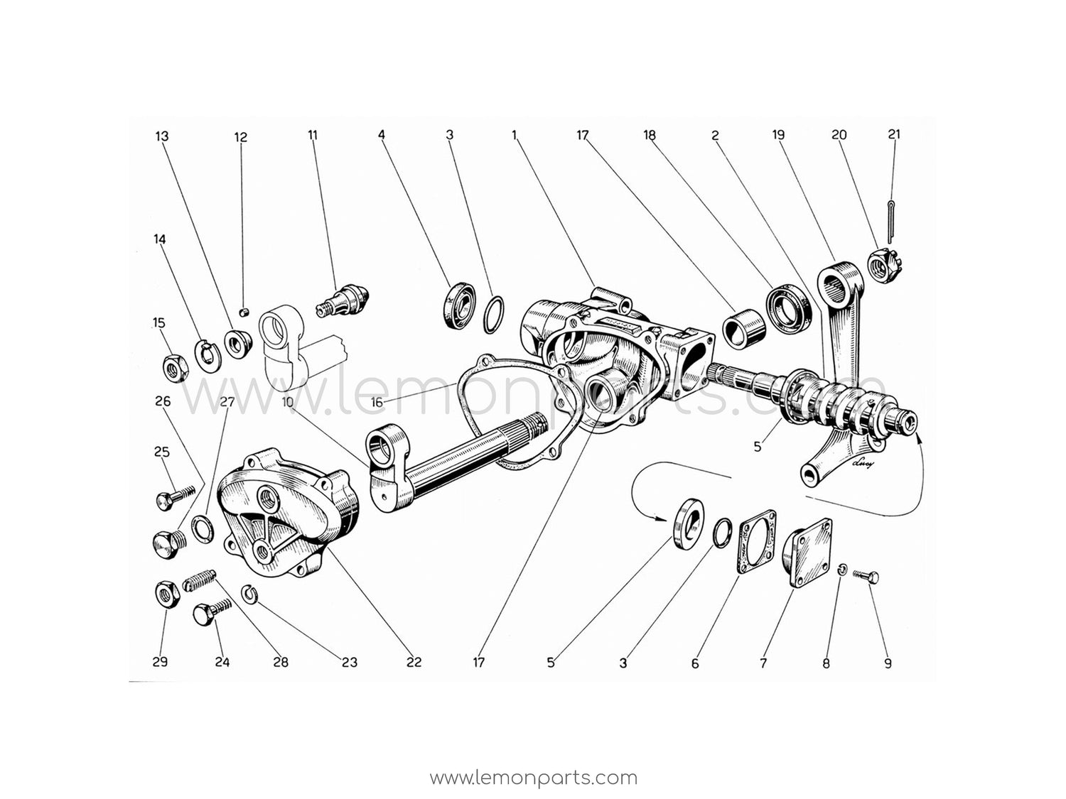 330 GT 2+2 - 036 - Steering box