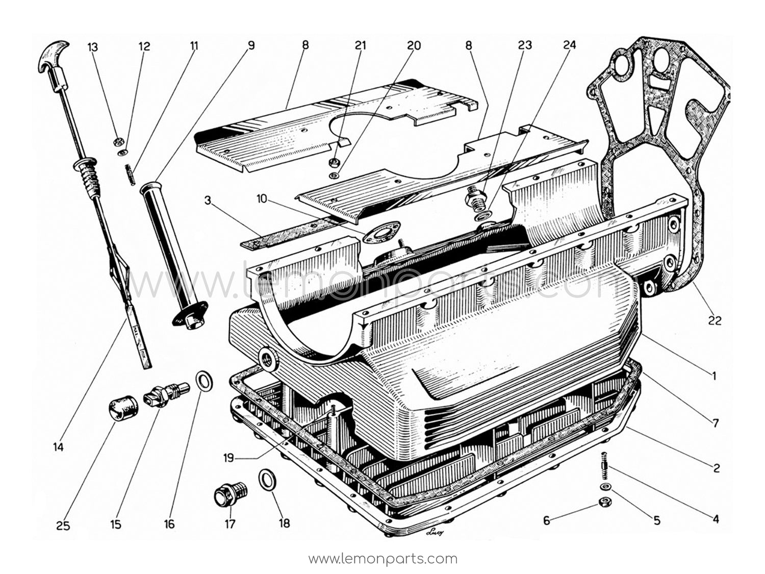 330 GT 2+2 - 002 - Oil sump