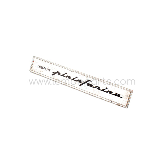 DISEGNO di Pininfarina fender emblem for Ferrari 250 / 275 / 330