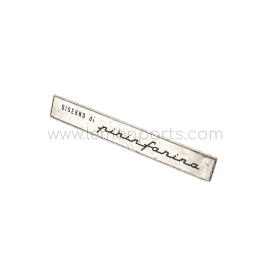 DISEGNO di Pininfarina fender emblem for Ferrari 250 / 275 / 330