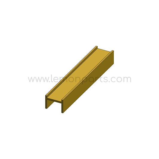 Brass door window outside frame profile for Ferrari 250