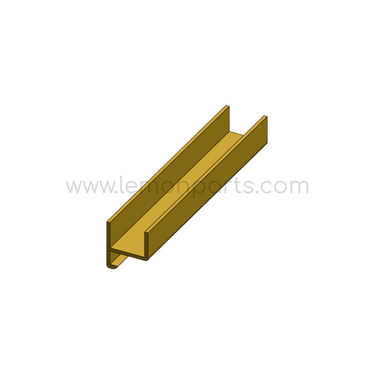 Brass door window center pillar frame profile for Ferrari 250