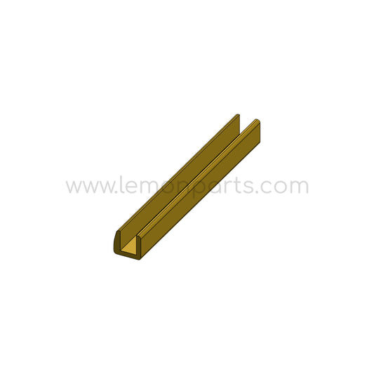 Brass door vent window frame profile for Ferrari 250