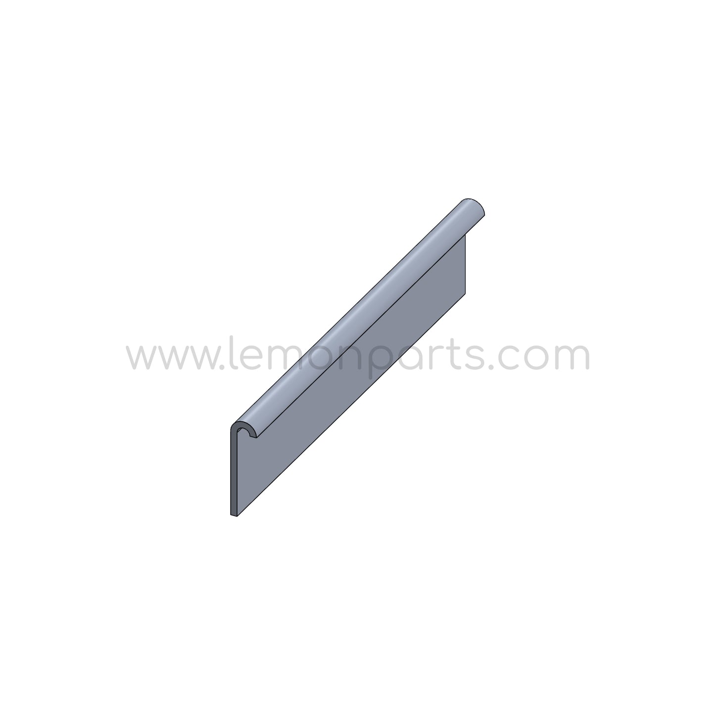 Aluminium door window trim profile for Ferrari 250