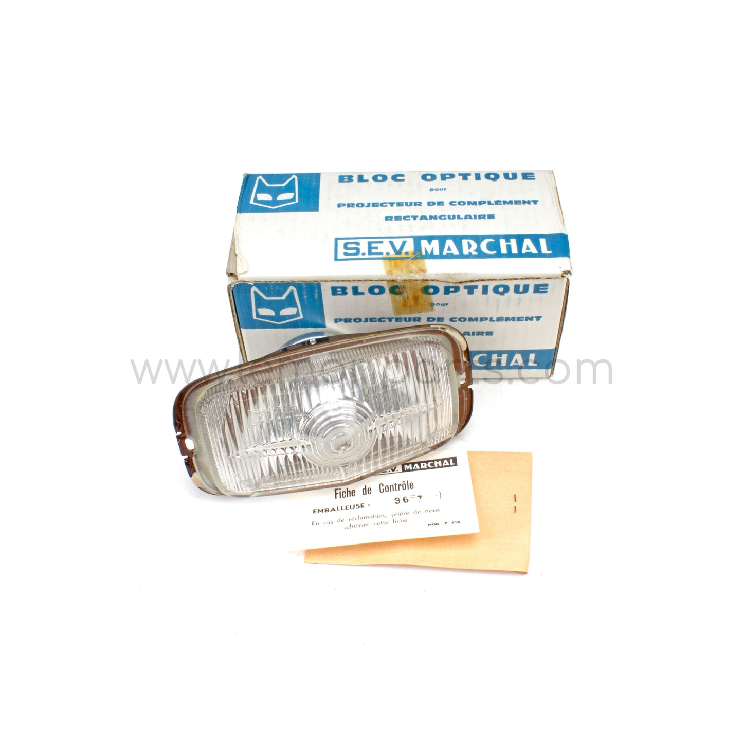 NOS Marchal 656 fog light replacement lens for Ferrari 250 GTO