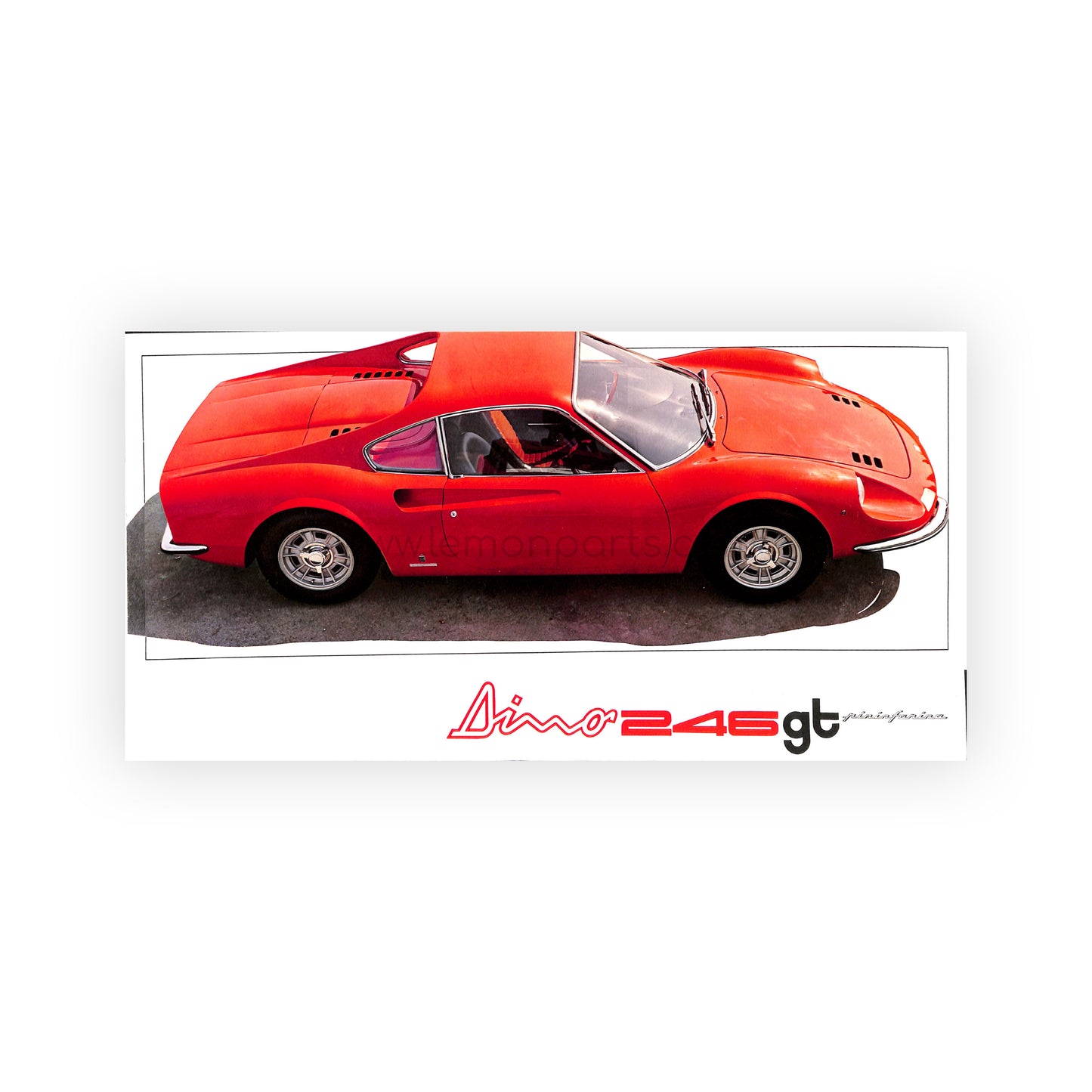 29/69 - Ferrari Dino 246 GT Pininfarina sales brochure